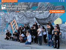 Tablet Screenshot of lasvegaspopculturetours.com